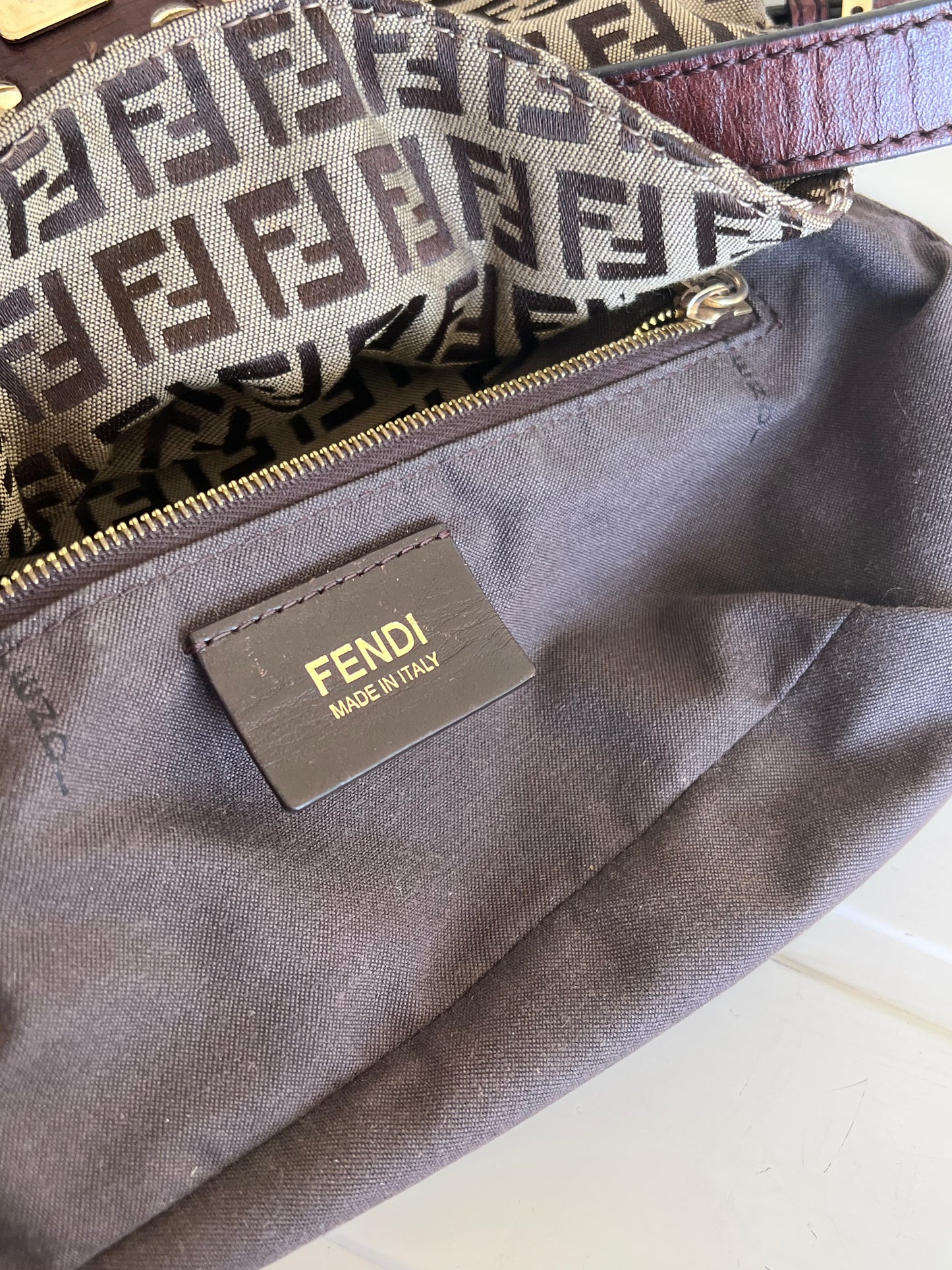 Fendi Baguette zucchino Brown