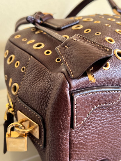 Prada gold studs