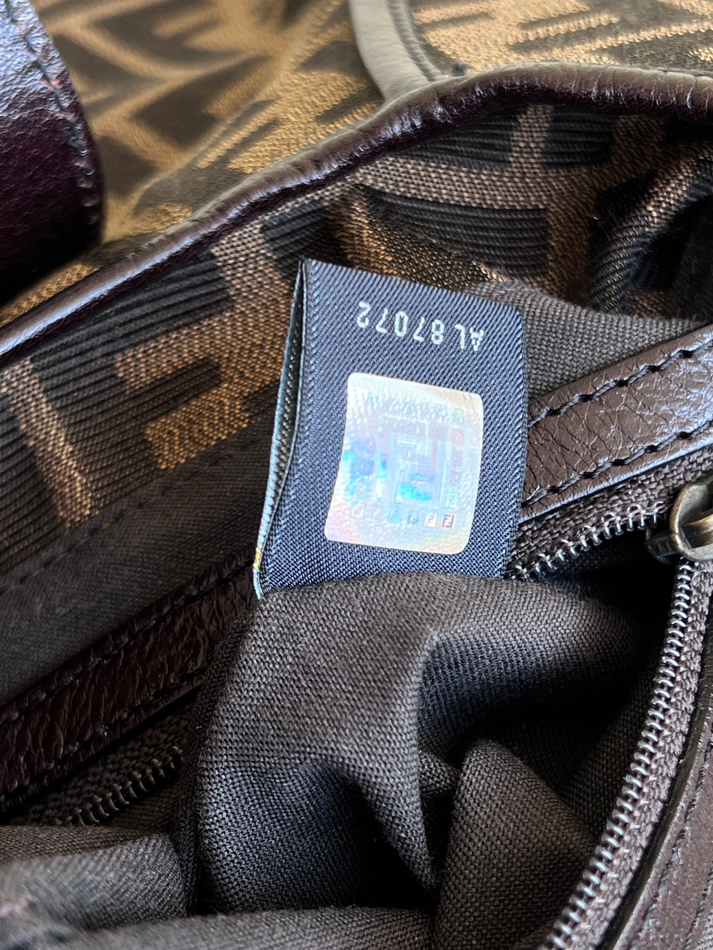 Hobo Fendi Zucca print