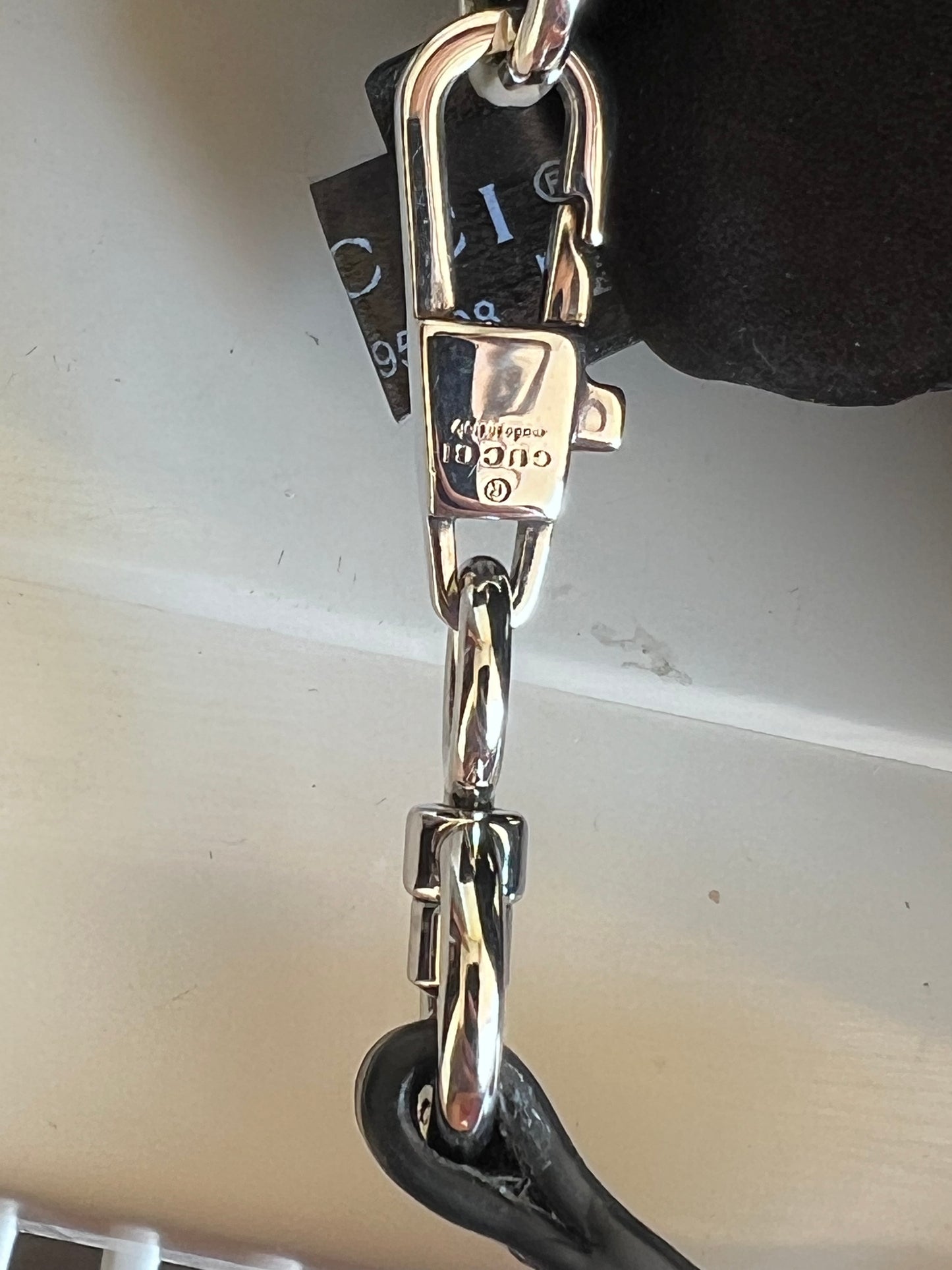 Gucci Horsebit chain in pelle