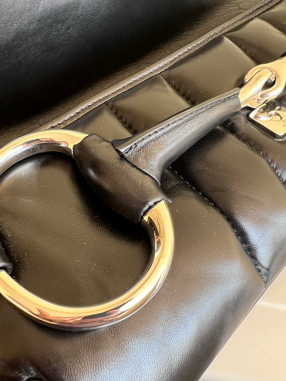 Gucci Horsebit chain in pelle
