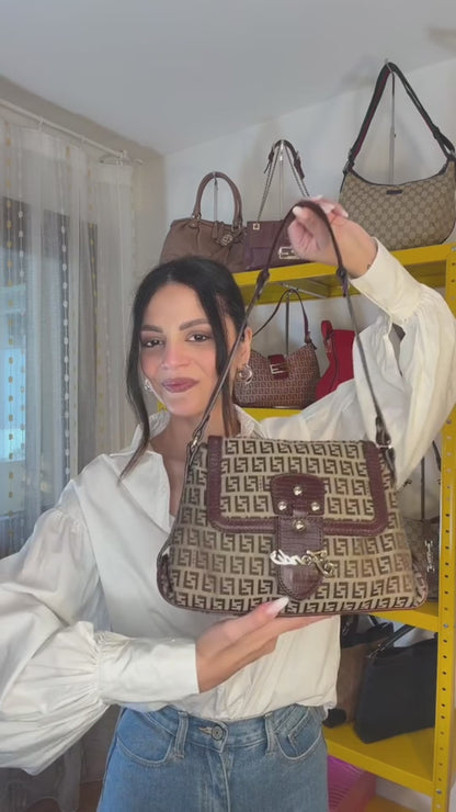 Fendi shoulder bag zucchino