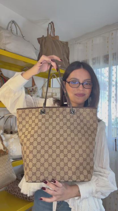 Gucci Tote Canvas GG Beige