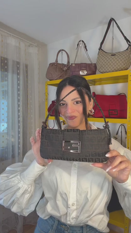 Fendi Mini Zucchino dark brown